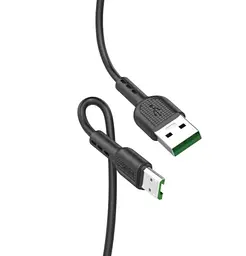 Кабель Hoco X33 Micro 4A Surge flash charging data cable Black