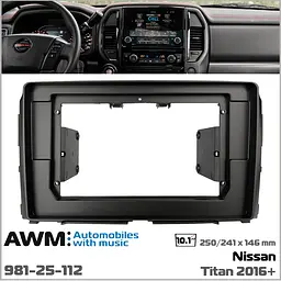 Перехідна рамка Nissan Titan AWM 981-25-112 - мініатюра 5
