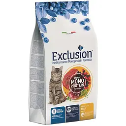 Сухий корм для котів Exclusion Noble Grain Cat Adult Beef 0.3 кг