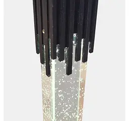 Світлодіодний підвіс Artlight 2006/1BK з бульбашковим склом, чорний, 5 Вт - мініатюра 6