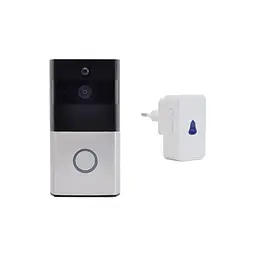 Дверний WiFi дзвінок 2Mp Light Vision VLC-01IVP Silver з ІЧ-датчиком руху (75-00079) - мініатюра 3
