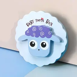 Сувенірна коробка для збереження молочних зубів Tooth Box Баранець Блакитний 50260
