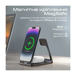 Зарядний пристрій Promate aurafold-trio - мініатюра 4