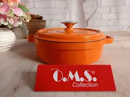 Сотейник чавунний O.M.S. Collection 3365-24 2,8л Orange - мініатюра 3