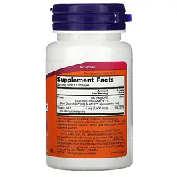 Вітамін B-12 Now Foods Methyl B-12 5000 мкг 120 льодяників - мініатюра 2