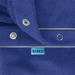 Кофта для собак Barksi Textile флісова L волошкова з темно-синім - мініатюра 5