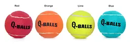 Іграшка для собак QMonster Q-Balls тенісні мячики 4шт S (діаметр 5 см) - мініатюра 4