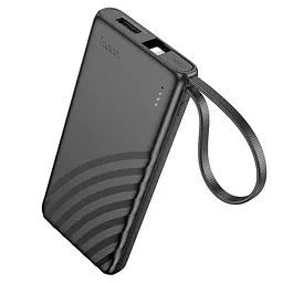 Універсальна мобільна батарея HOCO Nature power bank with cable J129 (Lightning) 5000mAh |1Type-C/1USB, 2A|