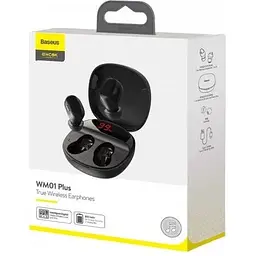 Навушники Baseus Encok True Wireless Earphones Bluetooth WM01 Plus (NGWM01P-04) рожеві - мініатюра 3