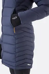 Пуховик жіночий Rab Deep Cover Parka QDB-33 10 Темно-синій - мініатюра 4