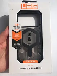 Чохол протиударний UAG Pathfinder MagSafe для iPhone 17 Pro (6.3") Clear Ash 114551113140 - мініатюра 2