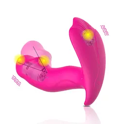 Вібратор у трусики Foxshow Silicone Panty 12 см (рожевий) - мініатюра 2