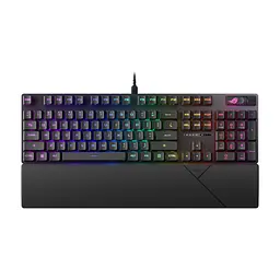 Клавіатура ASUS ROG Strix Scope II RX Red ABS UA USB Black (90MP0350-BKMA00)