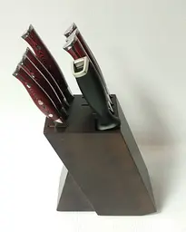 Набір ножів із дамаської сталі Damascus DK-FK 1000 VG-10 сталь 67 шарів 9 предметів - мініатюра 4