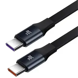 АЗП Baseus Enjoyment PD33W with retractable cables (2USB-C) (C00035500111) Black - мініатюра 3