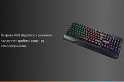 Ігрова клавіатура GamePro GPGK-398 Headshot USB RGB Black - мініатюра 6