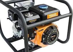 Мотопомпа бензинова Sequoia для чистої та брудної води SPP1100D - мініатюра 4
