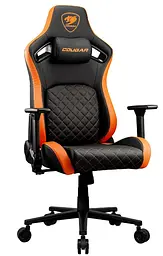 Ігрове крісло Cougar Defensor Black Orange (DEFENSOR) - мініатюра 1