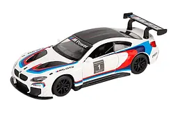 Іграшкова машинка гоночна BMW M6 GT3 1:44 Автопром металева 4368, в коробці 14,5х6,5х7см - мініатюра 2