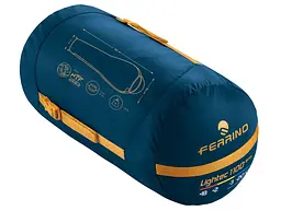 Спальний мішок Ferrino Lightec SM 1100/-3°C Blue/Yellow Left (86650IBB) - мініатюра 2