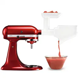 Набір з 3 насадок KitchenAid м'ясорубка, протирка, овочерізка (5KSM2FPPC) - мініатюра 8