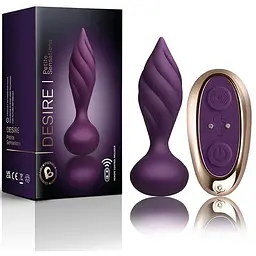 Анальна вібропробка Rocks Off Petite Sensations Desire Purple - мініатюра 3