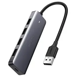 Хаб - концентратор UGREEN CM219 4-Port USB 3.0 Hub + Powered by Micro-USB (UGR-50985) UGR-50985
