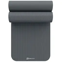Коврик для йоги Hop-Sport HS-NB015GM NBR 1,5см графітовий