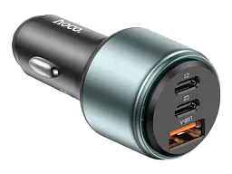 Автомобільний зарядний пристрій Hoco NZ9 Galloper 95 W (2C1A) Black - мініатюра 3
