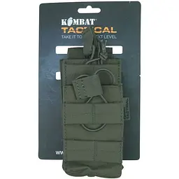 Підсумок під магазини АК Kombat UK Single Duo Mag Pouch Оливковий (1000-kb-sdmp-olgr)