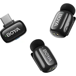 Мікрофонна радіосистема Boya mini-23 USB-C Black [153340] - мініатюра 1