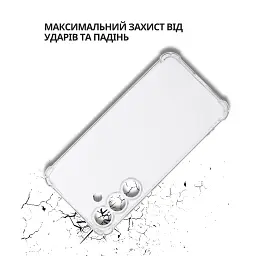Чохол до мобільного телефона BeCover Anti-Shock Samsung Galaxy S25 FE SM-S731 Clear (714384) - мініатюра 4