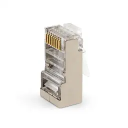 Конектор Vinga RJ-45 FTP 100 шт. (VCPCON8P8CFTP) - мініатюра 2