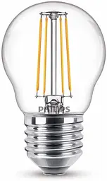 2 шт Світлодіодна лампа Philips Premium Lustre [E14 Edison Screw] 4,3 Вт — еквівалент 40 Вт, теплий білий (270 - мініатюра 3