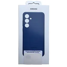 Оригінальний силіконовий чохол Samsung Silicone Case для Samsung Galaxy S24 FE Blue EF-PS721CLEGWW - мініатюра 2