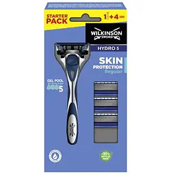 Бритва Wilkinson Sword Hydro 5 Clampack + 4 змінні картриджі (4027800216505)