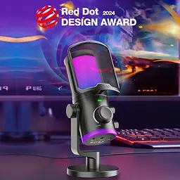 Мікрофон Fifine Black конденсаторний USB (TAM6) - мініатюра 12