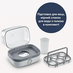 Яйцеварка Beurer Severin на 6 яєць 420Вт пластик білий - мініатюра 4