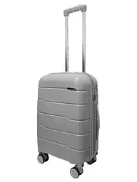 Валіза міні XS+ з поліпропілену Milano bag 0305 40л Срібна - мініатюра 2