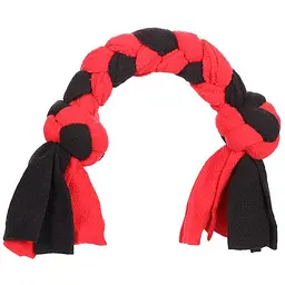 Flamingo Womas Fleece Bone With Rope фламінго вомаш мотузкова кістка з вузлами іграшка для собак L 6х53 см