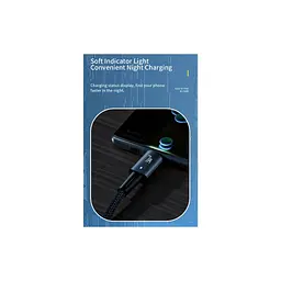 Дата кабель USB 2.0 AM to USB-C 2.0m 100W blue Essager (EXC7A-CGA03-P) - мініатюра 7
