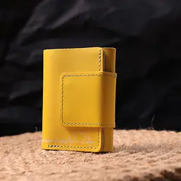 Жіноче шкіряне портмоне GRANDE PELLE 7,5х10х2 см acs0024163 - мініатюра 7
