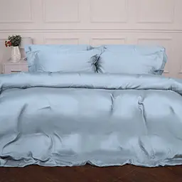 Постільна білизна MirSon Tencel №04 Blue 2x143x210 Сімейний (2200009369568)
