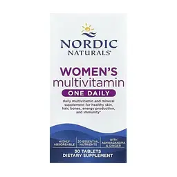 Мультивитамин Nordic Naturals Мультивитамины для женщин, Women''s Multivitamin, One Daily, 30 таблет (NOR-01555)