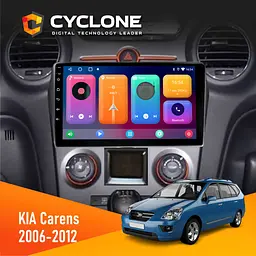 Штатна магнітола KIA Carens 2006-2012 Climate Cyclone C9-001 2x32 CPL Cyclone (НФ-00008850)
