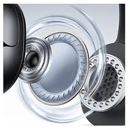 Бездротова стерео гарнітура Usams Usams-YG23 Wireless Headphone-Yun Series, BT5.3, 40h, black - мініатюра 4