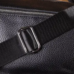 Стильна напівкругла сумка для жінок із натуральної шкіри Vintage 22905 чорна - мініатюра 10