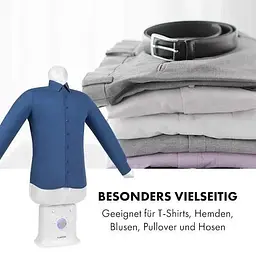 Пристрій для сушіння та прасування Klarstein ShirtButler Deluxe (10034022) - мініатюра 7