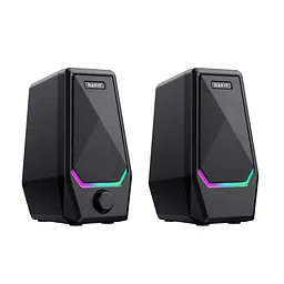 Стерео колонки HAVIT SK768 USB 10W RGB Black HAVIT (28644-000)