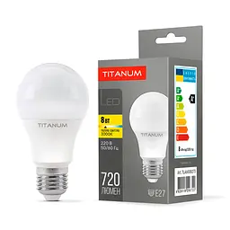 LED-лампа Titanum A60 8W E27 3000K (24922-000)